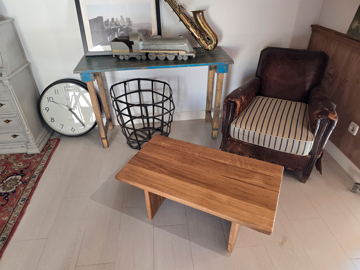 Mesa rústica de café